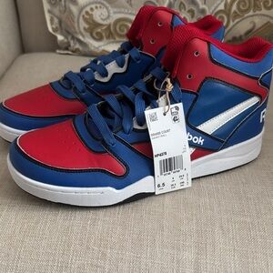 Reebok Men's Red and Blue Sneakers